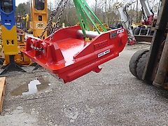 Lehnhoff - oben SW 40 Adapter - mit Schnellwechler MS 25HD mechanisch unten - schwere verstärkte Ausführung - SW-Identmaße oben: 100 - 750 - SW-Identmaße unten: 80-500 - Bagger: 26t-40t