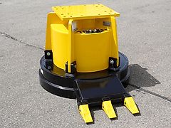 Hydraulikmagnet NBHMG-T115 | Hydraulikmagnet Bagger ab 20 t mit Zähnen | Lasthebemagnet