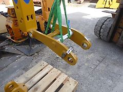 Liebherr - SW-Adapter SW 33 - für Pendel-Greifer-Kreuzgelenkaufnahme - SW-Identmaßen oben: 60-330-400-330-60 - für Greiferaufnahme unten Ident-Maße: 70-283 - Bagger: 8t-25t