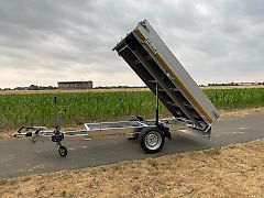 Eduard Heckkipper 1350 kg Handpumpe Kipper 231x145x 30cm