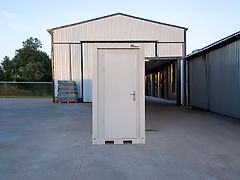 Sun Container Sanitärcontainer| WC Container| Duschcontainer | Toilettencontainer | WC Container | 110cmx120cm | Modell | Hochwertige und Flexible Lösung