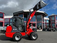 Miniradlader Toyo Radlader 836 Kubota-Motor Kabine rot Lader