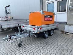 Amtec Thermocontainer Anhänger mit Asphaltbox 1,5 oder 2 t Zuladung
