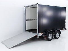 vezeko Kofferanhänger 148x351cm Höhe:193cm 2,7t|Rampe|schwarz