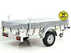 Koch Anhänger mit Plane 125x250cm 750kg|Typ U4|Flachplane Hobby S