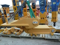 Lehnhoff - SW-Adapter SW 10 - für Greiferaufnahme - positionierbar - SW-Identmaße oben: 70-400 - für Greiferaufnahme unten/vorne: 60-122 - Bagger: 10t-20t