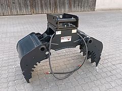 NEU 6-10to MS08 Universalgreifer UG150 (INKL MWST) Minibagger Sortiergreifer starr Holzgreifer Mehrzweckgreifer Zweischalengreifer Greifer DGM28 DGM028 Steingreifer Mobilbagger Abbruchgreifer