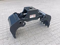 NEU 3-6to Universalgreifer UG120 (INKL MWST) Minibagger Sortiergreifer MS01 Holzgreifer Mehrzweckgreifer Zweischalengreifer Greifer MS03 DGM20 DGM020 Steingreifer Zange Festanbau Abbruchgreifer